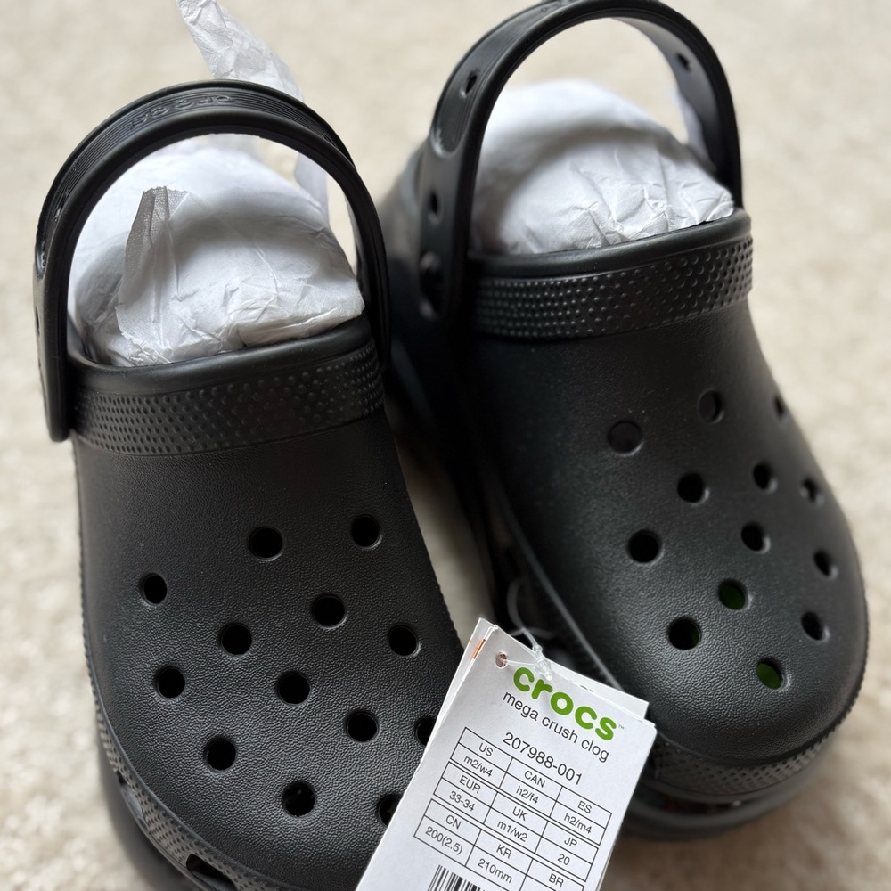 CROCS Kids Black Classic Clog